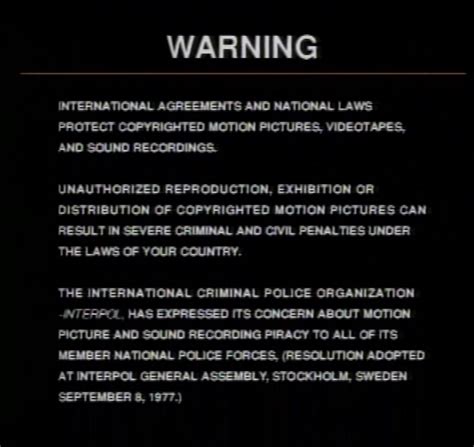Quality Video, Inc. (Warning Screen) - Audiovisual Identity Database