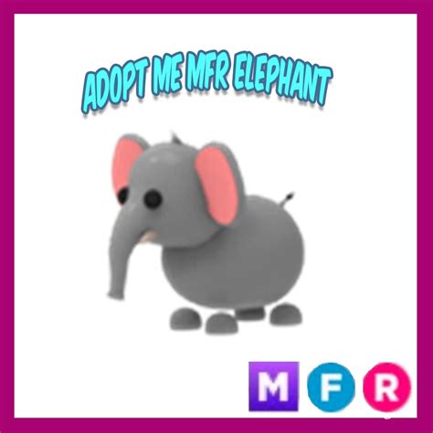 Roblox Adopt Me MFR Elephant mega Neon Fly Ride Cheap - Etsy