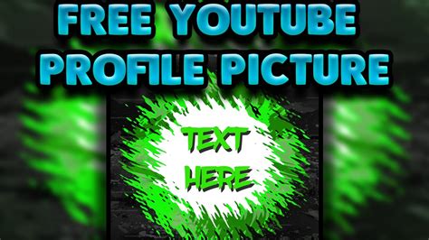 Youtube Profile Picture Template