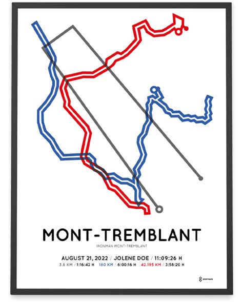 2022 Ironman Mont-Tremblant print – Sportymaps