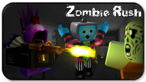 Roblox Zombie Rush - Crowd Diving Into A Horde Of Zombies - YouTube