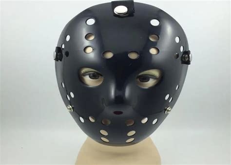 Cool Black Jason Mask Cosplay Full Face Mask Halloween Party Scary Mask ...