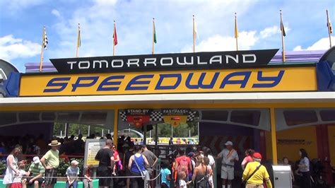 Tomorrowland Speedway FULL POV Ride at The Magic Kingdom, Walt Disney World, 1080 HD - YouTube