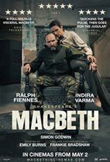 Macbeth: Ralph Fiennes & Indira Varma movie large poster.