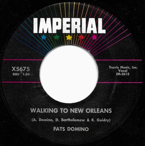 Fats Domino – Walking To New Orleans (1960, Vinyl) - Discogs