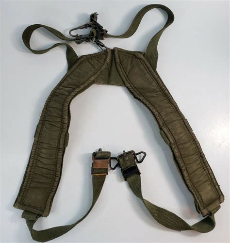 US Army Military M1956 M56 Suspenders Web Field Gear Regular 1960’s ...