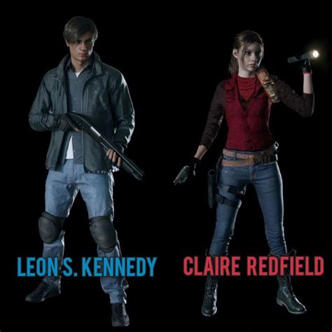 The "rookies" from RE Underworld, Leon Kennedy and Claire Redfield ...