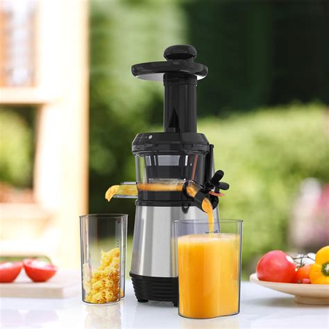 Homgeek 120V Slow Electric Juice Extractor Maker Juice Machine Fruits Juice Squeezer with Cup ...