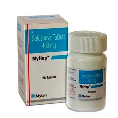 MyHep 400 Mg Mylan Sofosbuvir Tablets, Prescription, Treatment ...