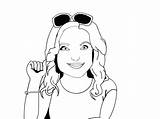 Liv And Maddie Coloring Pages Line Drawing  Free Printable Coloring sketch template