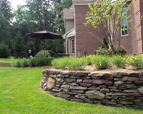 pennsylvania fieldstone retaining wall, natural stone - new jersey ...