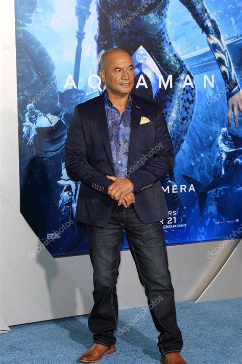 Los Angeles Dec Temuera Morrison Aquaman Premiere Tcl Chinese Theater ...