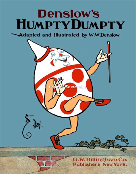 W.W. Denslow HUMPTY DUMPTY Childrens Book Digitally Remastered Fine Art ...