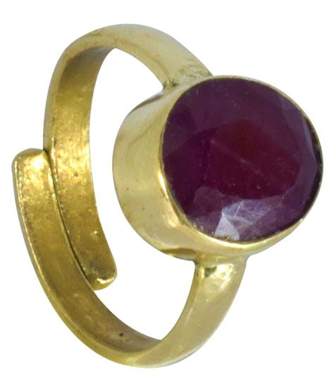 Manik 8.25 Ratti IGLI Certified Ruby Gemstone Ring: Buy Manik 8.25 Ratti IGLI Certified Ruby ...