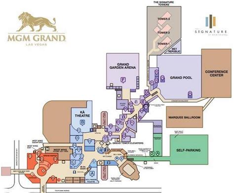 Mgm Grand Las Vegas Map