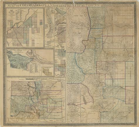 Old Map Of Colorado