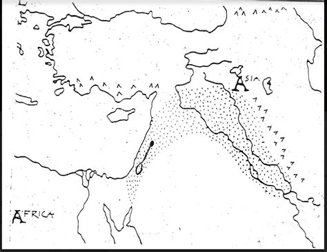 Ancient Mesopotamia Map Diagram | Quizlet