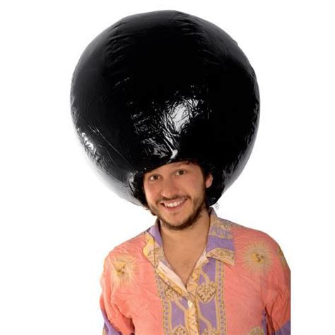 Giant Inflatable Afro Wig