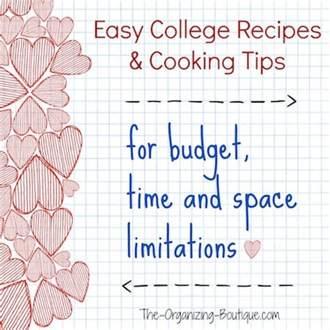 College Recipes | College Cooking