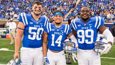 Seniors of Duke Football