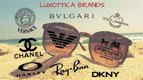 Luxottica - The Biggest Eyewear Brand - How Big Are They | Eyewear brand, Eyewear, Brand