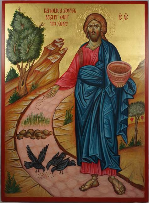 Parable of the Sower Orthodox Icon - BlessedMart