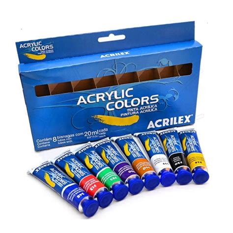 Acrilex Acrylic Tube Colours (Set of 8) – Artzmania