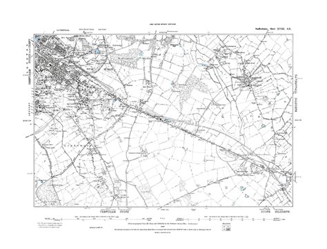 Old Map of Stoke upon Trent ( E ), Caverswall, Staffs in 1889- Repro 18 SE | eBay