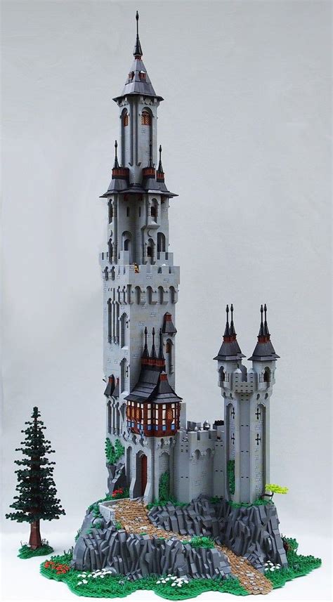 Château LEGO Tour | Lego castle, Lego architecture, Lego