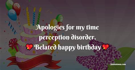 Apologies for my time perception disorder. Belated happy birthday ...