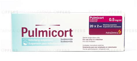 PULMICORT AMP P/NEBUL. 0.50MG 2ML/ML, 1 de 20 | Farmaoffers