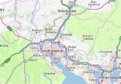 MICHELIN Southampton International Airport map - ViaMichelin