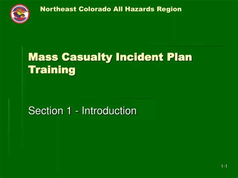 PPT - Mass Casualty Incident Plan Training PowerPoint Presentation ...