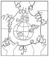 Day 11 We’ve Got The Whole World In Our Hands  Rafael López sketch template