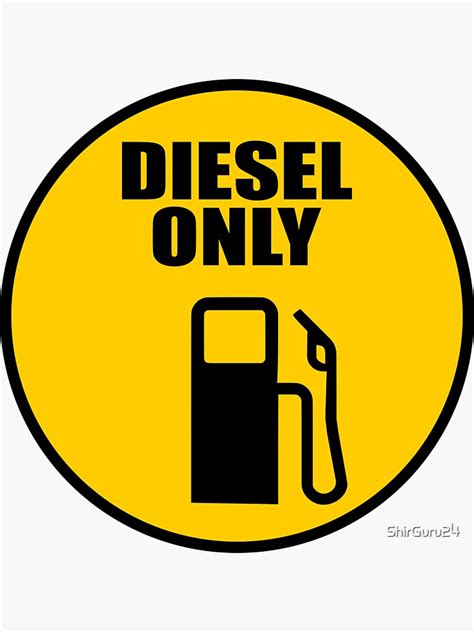 "Fuel Cap Sticker Diesel Only Fuel Fuel Car Sticker Car Decal Sticker ...