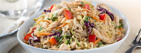 Zesty Asian Chicken Rice Salad with Brown Rice | Minute® Rice