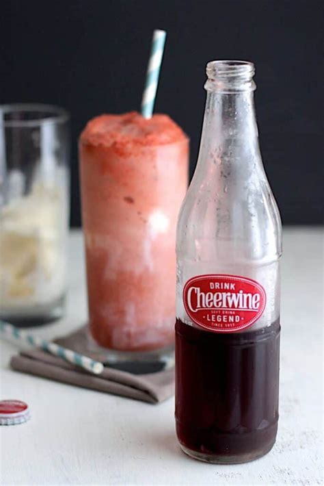 Sweet Cheerwine Ice Cream Floats - A Nerd Cooks