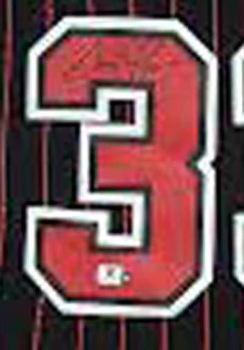 Scottie Pippen Autographed Framed Bulls Jersey - The Stadium Studio