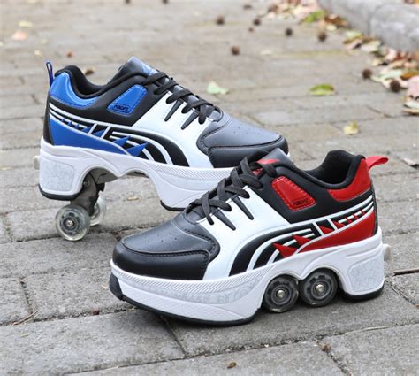 ROLLER KICKER SHOES RETRACTABLE WHEELS SKATE SHOES KICK ROLLER - by www ...