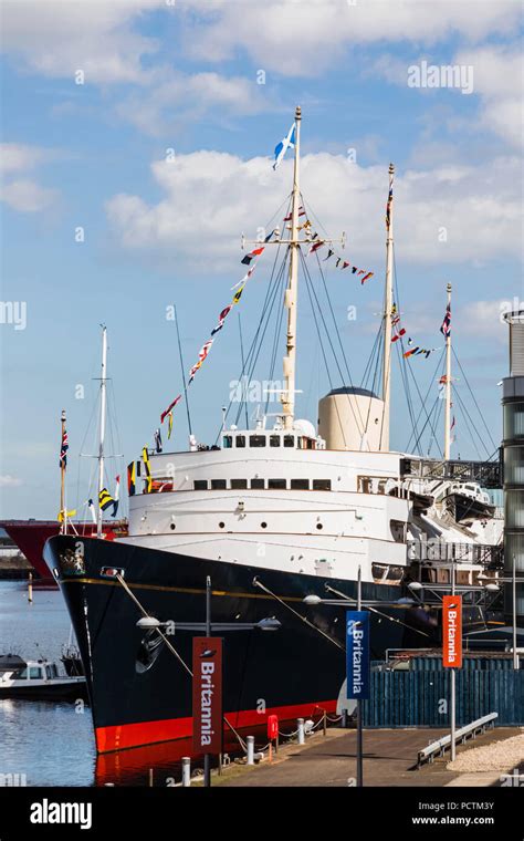 Great Britain, Scotland, Edinburgh, Leith, The Royal Yacht Britannia Museum Stock Photo - Alamy