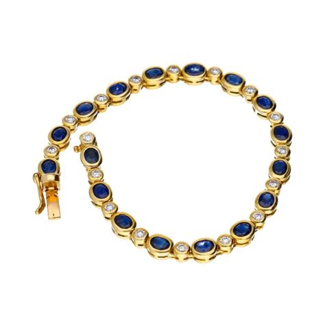 18 kt. Gold, Yellow gold - Anklet - 0.14 ct - Diamonds - Catawiki