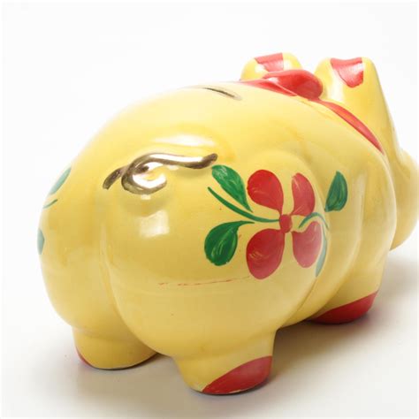 Hand-Painted Ceramic Piggy Banks | EBTH