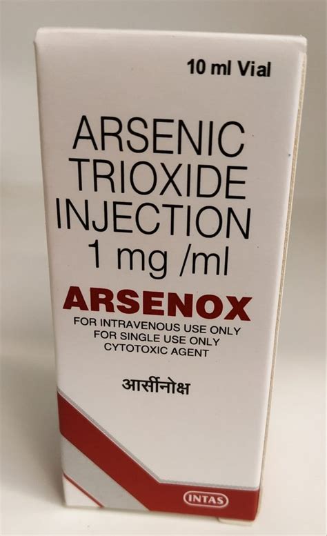 Arsenic Trioxide Injection, Intas Pharmaceuticals Ltd, 10 ml at Rs 800 ...