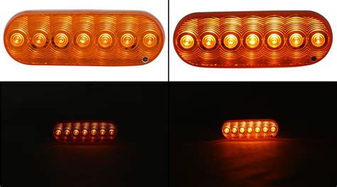 Peterson LumenX LED Trailer Light - Front or Rear Turn Signal - Oval - Amber Peterson Trailer ...