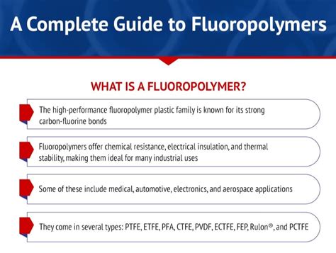 A Complete Guide to Fluoropolymers - National Plastics and Seals, Inc.