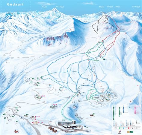 8. Okey, can we ski already? - Gudauri Ski Resort Map - CHASING POWDER