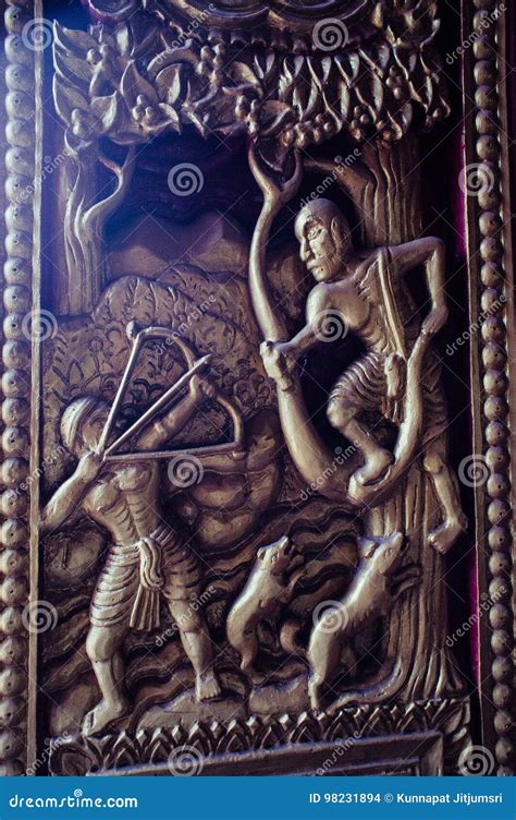 Thailand 6 Aug 2017, at in a Temple in Udon Thani. Sculptures, P Editorial Stock Image - Image ...