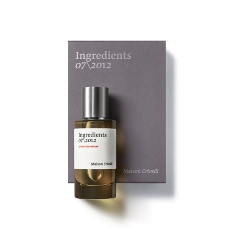 Perfume Ingredients 07\2012 - Maison Crivelli | Official online store