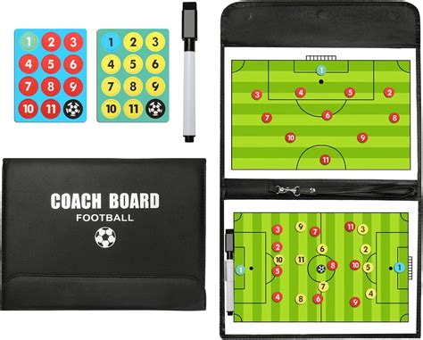 Buy PhantomSky Tactical Board Soccer Coaches Tactical Board Strategy Board Football Coach Tool ...