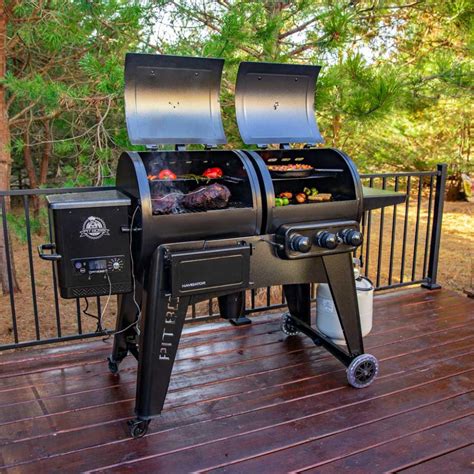 Pit Boss Navigator 1230 Wood Pellet Smoker + Gas Grill | A Bell | Combi ...